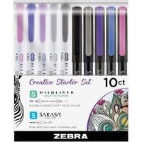 Zebra Pen MIDLINER Marker/SARASA Fineliner Creative Starter ZEB10015, ZEB  10015 - Office Supply Hut