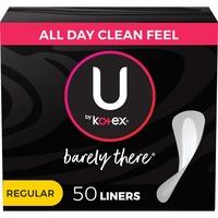 U by Kotex Barely There Thong Pantiliners 50 ea (Pack of 2)