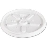 Dart Translucent Slotted Foam Cup Lids