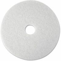 3M 08476 Super Polish Floor Pad 4100, 12, White, 5 Pads/Carton