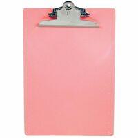 Saunders Neon Plastic Clipboards 0.50 Clip Capacity Low profile Plastic  Neon Pink 1 Each - Office Depot