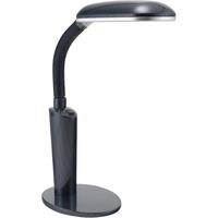 OttLite LED Desk Lamp with Charging Station - 26.5 Height - 7.5 Width -  LED Bulb - USB Charging, Flexible Arm, Adjustable Height, ClearSun LED -  Plastic - Desk Mountable - White 