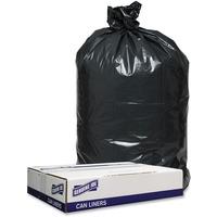 Genuine Joe 0.35 mil Linear Low Density Trash Liners 10 Gallons 24 x 23  Black Carton Of 1000 - Office Depot