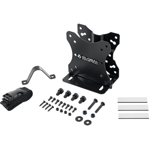 Slim CPU/PC Monitor Mount Bracket for Orbit Computer Workstations