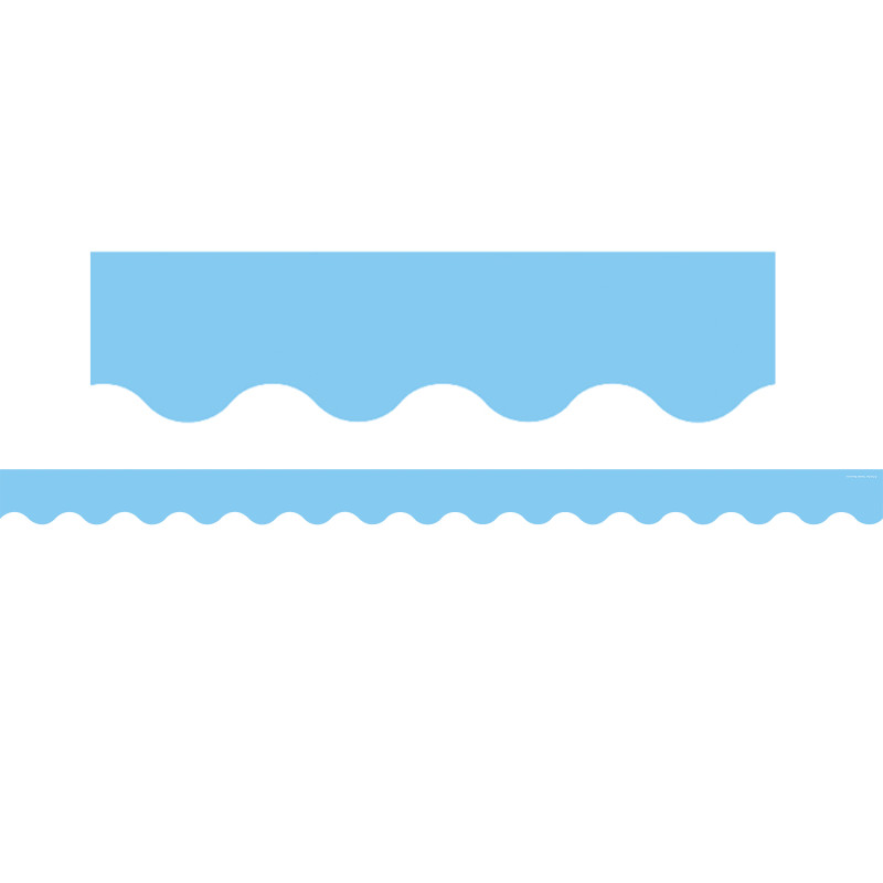 Light Blue Border - The School Box Inc