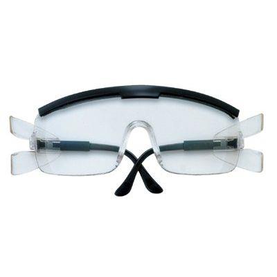 ZX Plus Protective Eyewear, Clear Polycarbonate Lenses, Black PVC