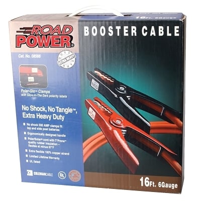 Buy CCI Automotive Booster Cables, 6/1 AWG, 12 ft, Orange Online ...