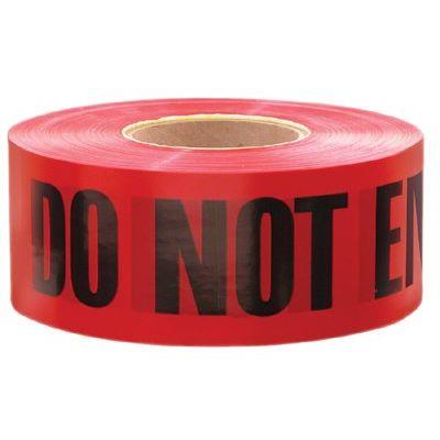 HDTR-300 - Striped Barricade Tape 75mm x 100m - Danger Do Not