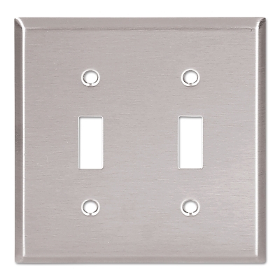 Buy Eaton WALLPLATE 2G TOGGLE RECEPTACLE MID SS Online - Janeice ...