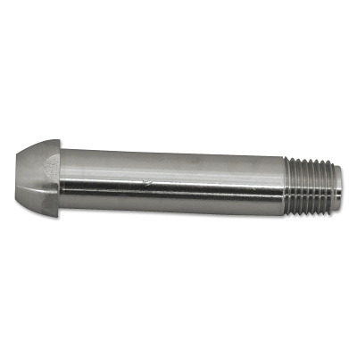 Regulator Inlet Nipple, 1/4 in (NPT), 3 in L, Stainless Steel,  CGA-510/CGA-580/CGA-590