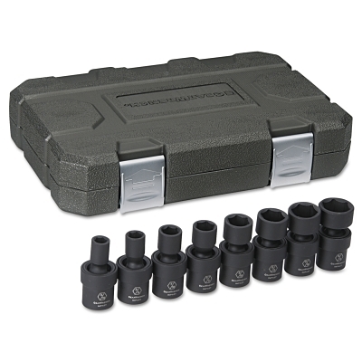 8 Piece Universal Impact Socket Set, 3/8