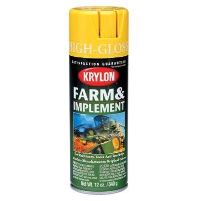 paint implement yellow farm equipment oz enamel gloss krylon deere john quantity