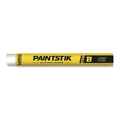 Paintstik® Original B® Marker, 3/8 in x 4-3/4 in, White - Supply Nut, Inc.