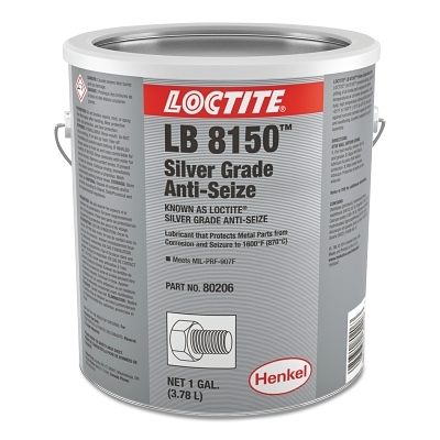 Loctite Silver Grade Anti-Seize, 1 gal Can - Janeice Products Co Inc