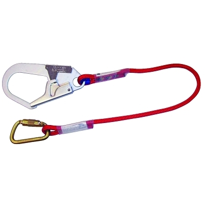 Honeywell Positioning and Restraint Lanyard, 6 ft, Twist-Lock Carabiner ...