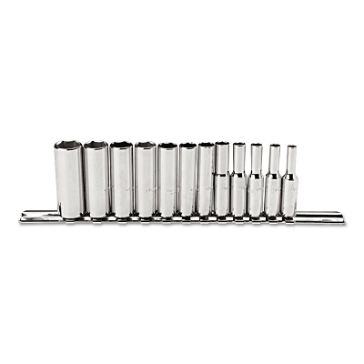 Buy Torqueplus 12 Piece Metric Deep Socket Sets, 1/4 in, 6 Point Online ...