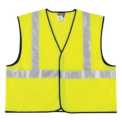 MCR Safety Class II Economy Safety Vests, 2X-Large, Lime - Janeice ...