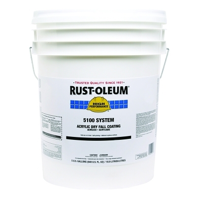 Buy Rust-Oleum Industrial HIGH PERF 5100 SYSTEM DRY FALL COATING WHT 5 ...