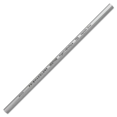 Sanford Prismacolor Verithin Art Pencils, Hard, Metallic Silver 