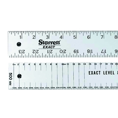 Buy LS Starrett Aluminum Straight Edge Rulers, 48 in, Aluminum Online ...