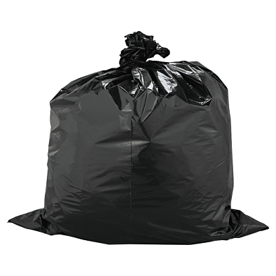 Trash Bags  33 Gallon Black Industrial Can Liner Trash Bags