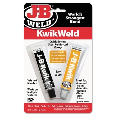 J-B Weld 8276 Cold Weld Compounds, 2 oz (2 x 1 oz.) Skin Packed (1 EA) –