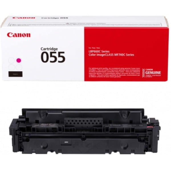 Canon (CRG-055 M L) Magenta Toner Cartridge (2,100 Yield