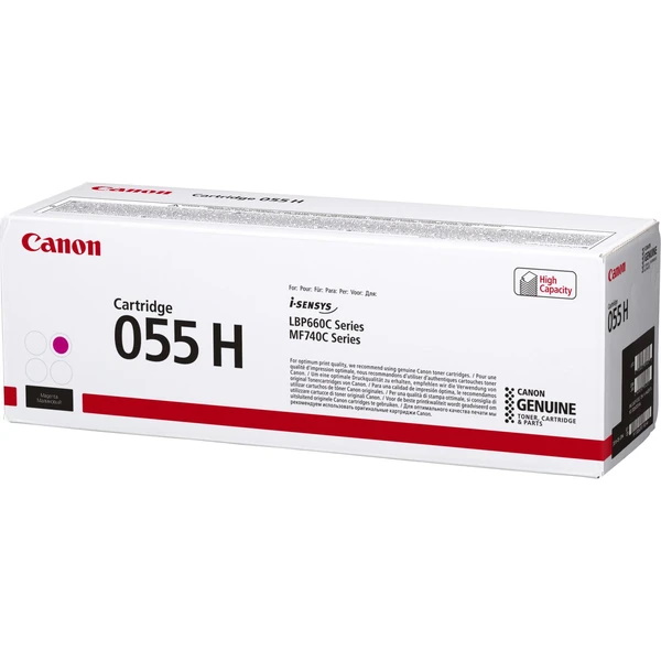 Canon (CRG-055 M H) High Yield Magenta Toner Cartridge (5,900