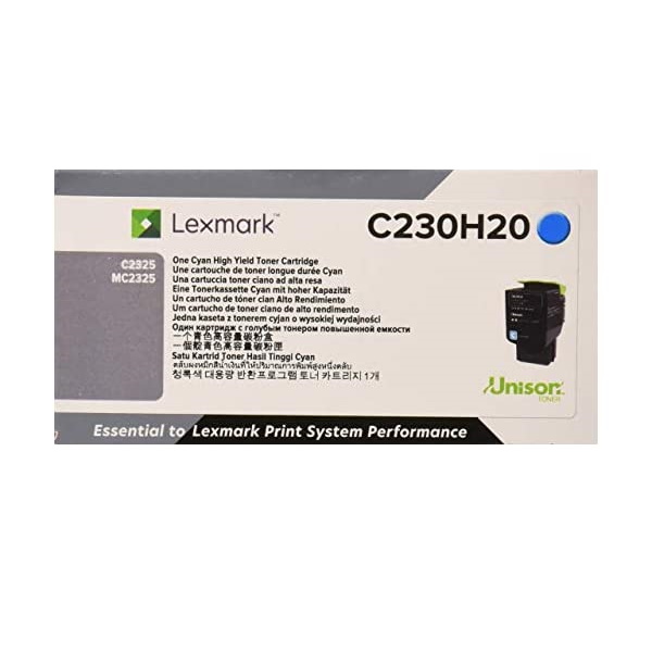 Lexmark High Yield Cyan Non-Return Program Toner Cartridge (2,300