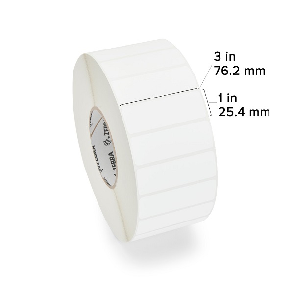 Zebra TT Label, Polyester (3